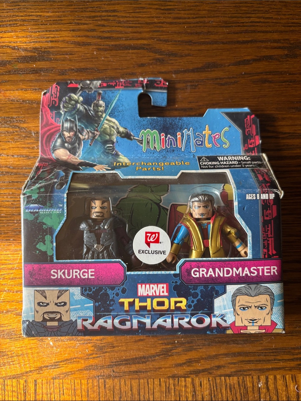 Marvel Thor: Ragnarok Skurge & Grandmaster Figure 2-Pack - Blue/Pink Packaging